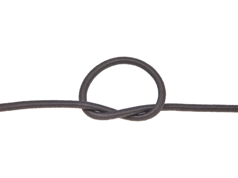 Elastic cord 3 mm graphite 301 polyester 50 mb Elastic cord 3 mm graphite 301 polyester 50 mb