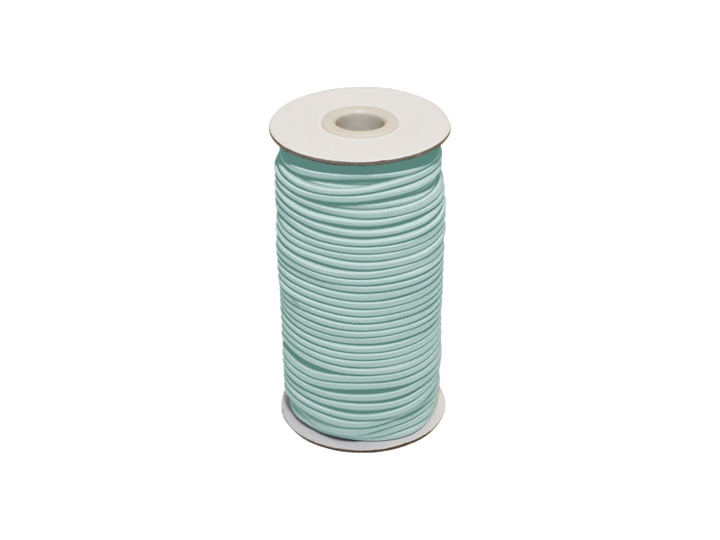 Elastic cord 3 mm mint  533 polyester 50 mb