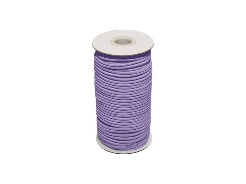 Elastic cord 3 mm violet 373 polyester 50 mb Elastic cord 3 mm violet 373 polyester 50 mb