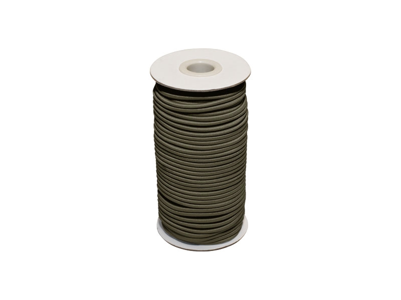 Elastic cord 5 mm khaki 173 polyester 50 mb Elastic cord 5 mm khaki 173 polyester 50 mb