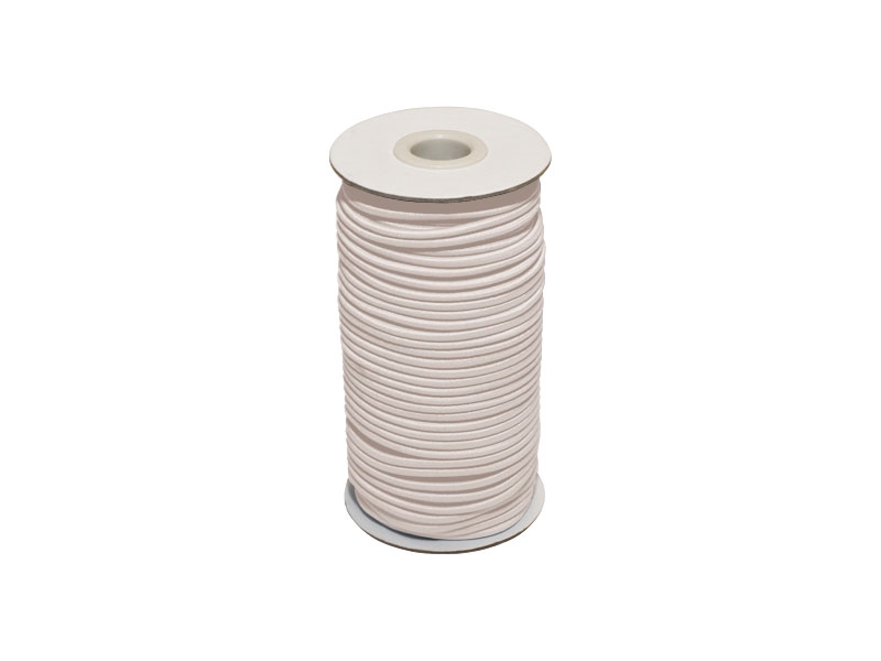 Pruženka 5 mm svetle béžová 010 polyester 50 m Pruženka 5 mm svetle béžová 010 polyester 50 m