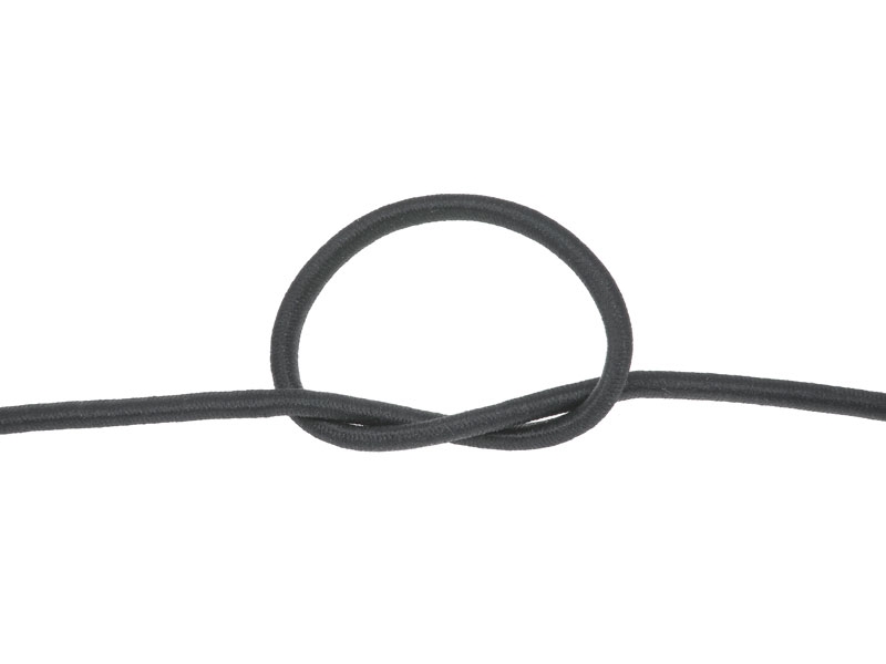 Elastic cord 5 mm graphite 301 polyester 50 mb Elastic cord 5 mm graphite 301 polyester 50 mb