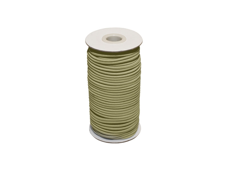 Elastic cord 5 mm olive 170 polyester 50 mb Elastic cord 5 mm olive 170 polyester 50 mb