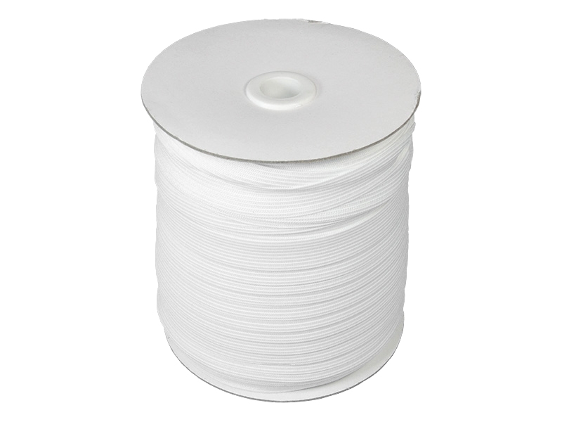 Pruženka hladká pletená 15 mm (501) bílá polyester 100 m Pruženka hladká pletená 15 mm (501) bílá polyester 100 m