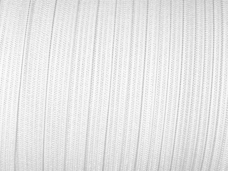 Elastischer band flach gestrickt 15 mm (501) weiß polyester 100 lm Elastischer band flach gestrickt 15 mm (501) weiß polyester 100 lm