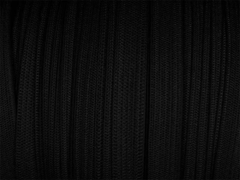Pruženka hladká pletená 10 mm (580) černá polyester 100 m Pruženka hladká pletená 10 mm (580) černá polyester 100 m