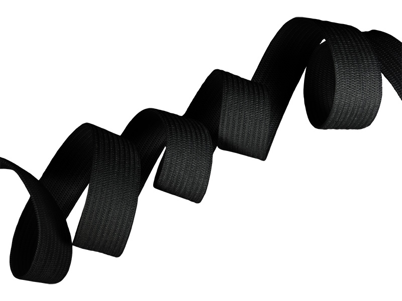 Pruženka hladká pletená 20 mm (580) černá polyester 25 m Pruženka hladká pletená 20 mm (580) černá polyester 25 m