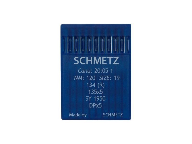 ИГЛА ШВЕЙНАЯ ДЛЯ МАШИН ПРОМЫШЛЕННЫХ ГОЛОВКИ SCHMETZ 135X5 120 100 ШТ.