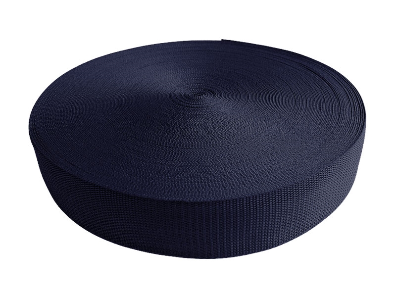 Webbing pp 25 mm / 1,3 mm navy blue 058 50 mb