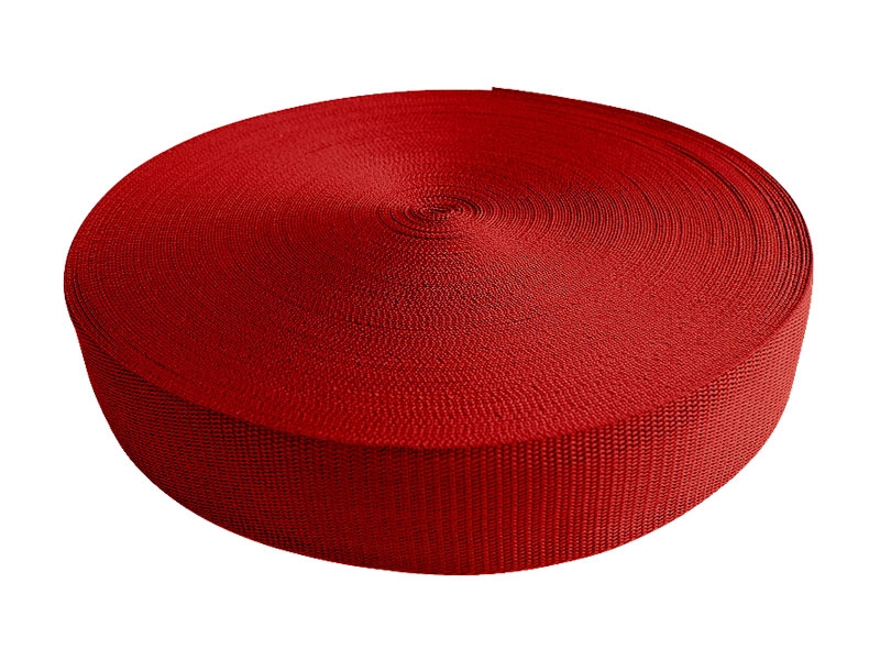 Webbing pp 50 mm / 1,3 mm red 171 50 mb
