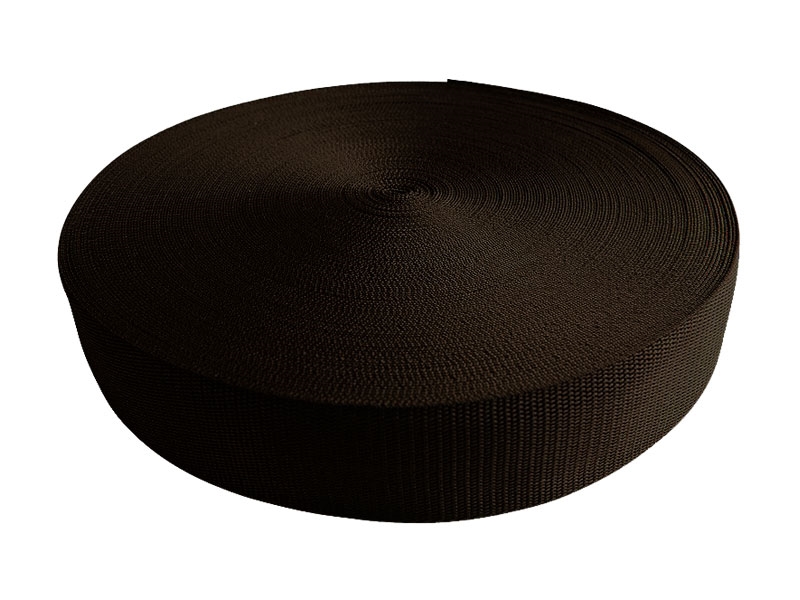 Taśma nośna polipropylenowa  25 mm / 1,3 mm ciemnobrązowa (141)