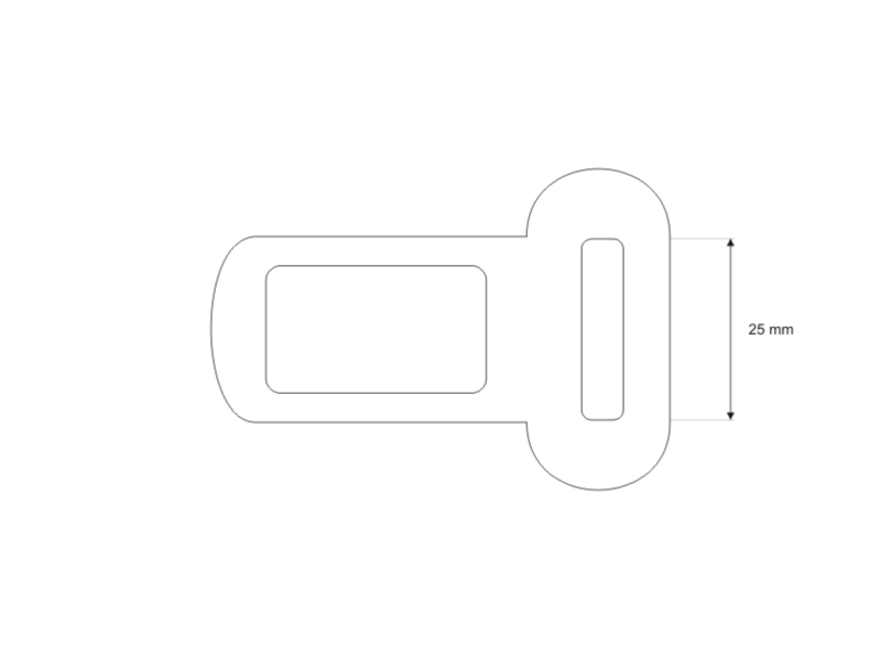 CAR LEASH PROTECTION 25 MM 1 PCS