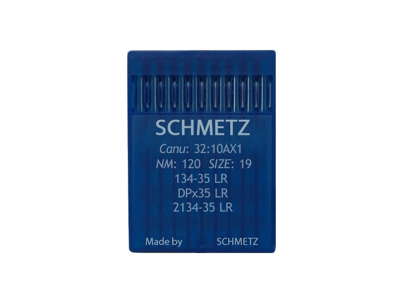 ИГЛА ШВЕЙНАЯ ДЛЯ МАШИН ПРОМЫШЛЕННЫХ ГОЛОВКИ SCHMETZ 134-35 LR 120 100 ШТ.