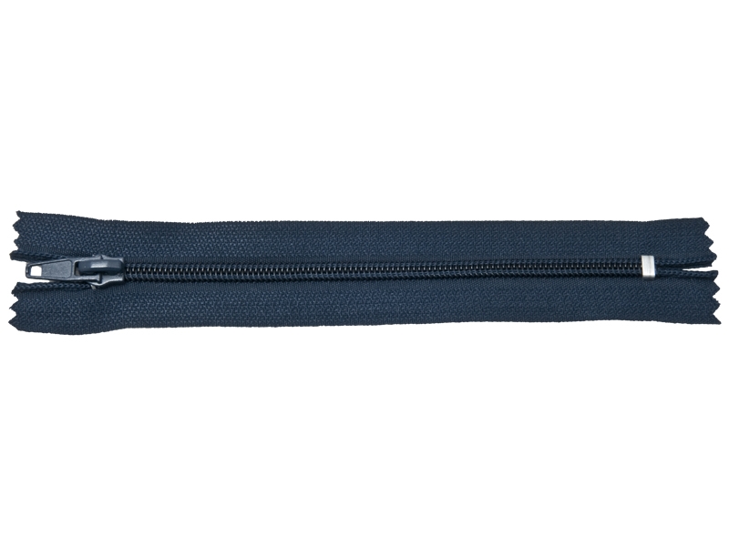SPIRÁLOVÝ ZIP ŠÍŘE 5 AUTO LOCK NEDĚLITELNÝ 18 CM TMAVOMODRÁ 919 50 KS