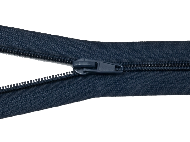 SPIRÁLOVÝ ZIP ŠÍŘE 5 AUTO LOCK NEDĚLITELNÝ 18 CM TMAVOMODRÁ 919 50 KS