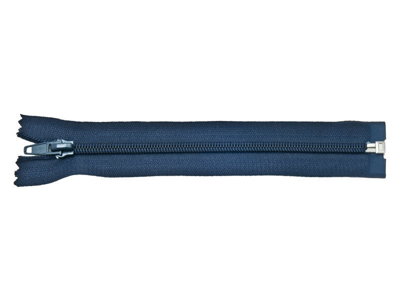SPIRÁLOVÝ ZIP ŠÍŘE 5 AUTO LOCK DĚLITELNÝ 70 CM (919) TMAVOMODRÁ 50 KS