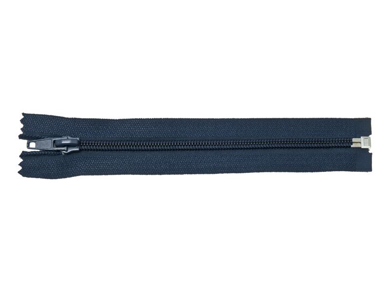 NYLON READY ZIPPER 5 AUTO LOCK OPEN END 65 CM (058) NAVY BLUE 50 PCS