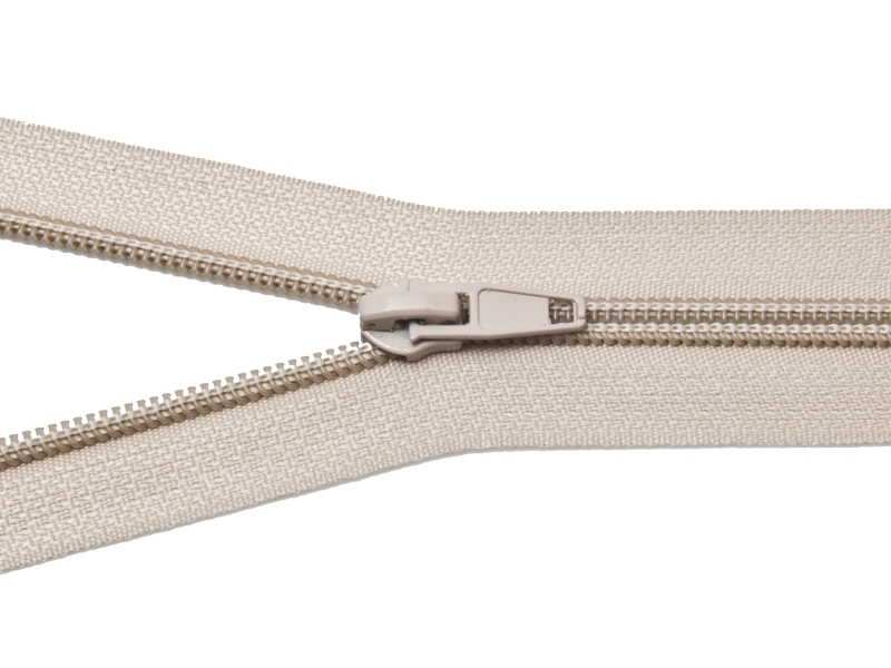 SPIRÁLOVÝ ZIP ŠÍŘE 5 AUTO LOCK  NEDĚLITELNÝ 18 CM SVETLE  BÉŽOVÝ 101 50 KS