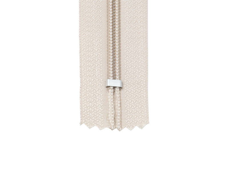 SPIRÁLOVÝ ZIP ŠÍŘE 5 AUTO LOCK  NEDĚLITELNÝ 18 CM SVETLE  BÉŽOVÝ 101 50 KS