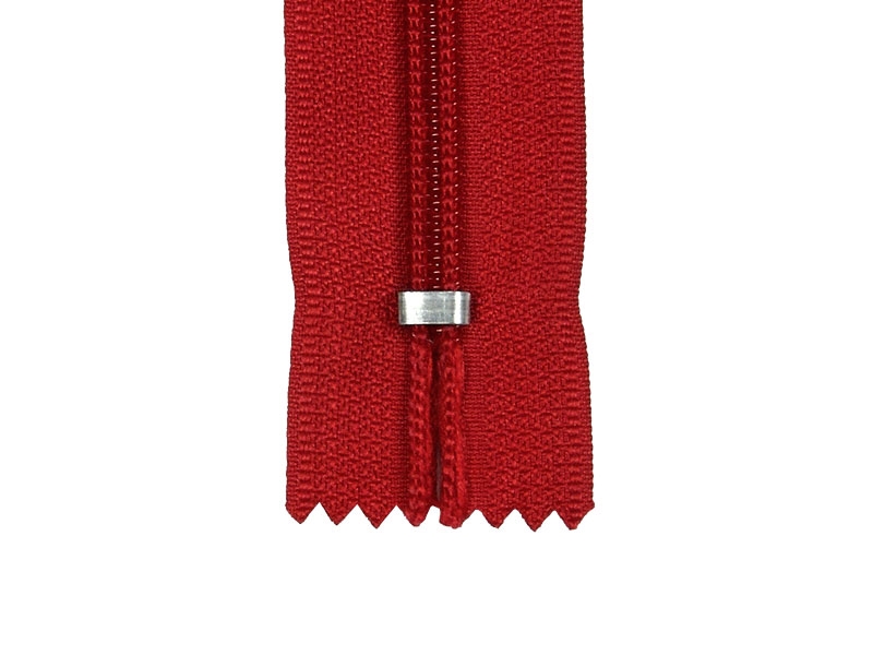 SPIRÁLOVÝ ZIP ŠÍŘE 5 AUTO LOCK NEDĚLITELNÝ 16 CM ČERVENÝ  171
