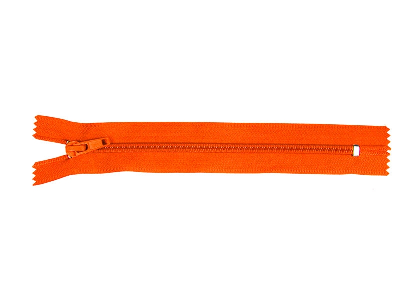 SPIRÁLOVÝ ZIP ŠÍŘE 5 AUTO LOCK NEDĚLITELNÝ 18 CM ORANŽOVÝ 523 SPIRÁLOVÝ ZIP ŠÍŘE 5 AUTO LOCK NEDĚLITELNÝ 18 CM ORANŽOVÝ 523