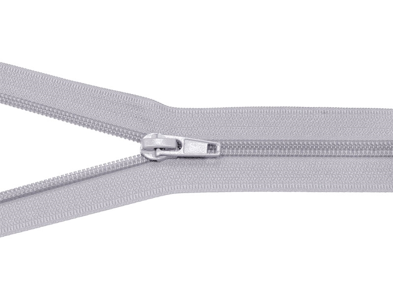 Zamek błyskawiczny spiralny 5 rozdzielczy auto lock 45 cm (336) jasnoszary Zamek błyskawiczny spiralny 5 rozdzielczy auto lock 45 cm (336) jasnoszary