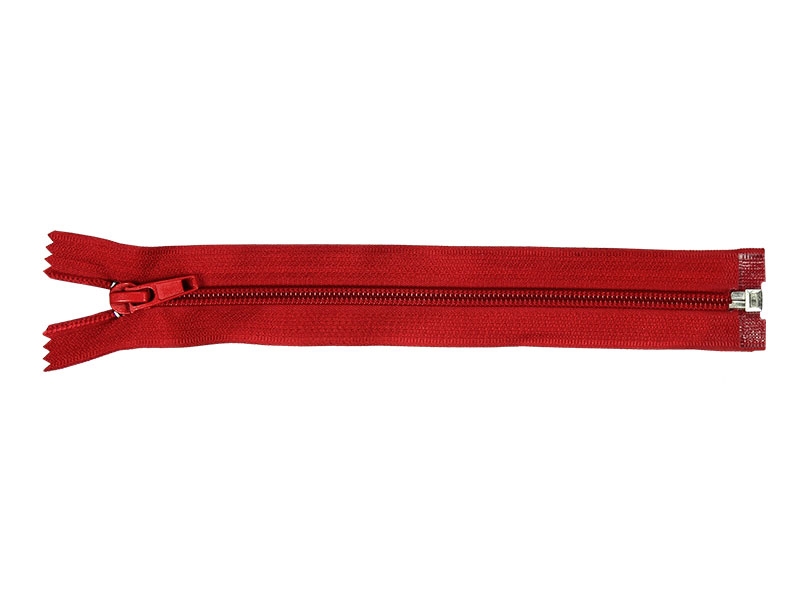 SPIRALREIßVERSCHLUSS 5 AUTO LOCK TEILBAR 50 CM (171) ROT