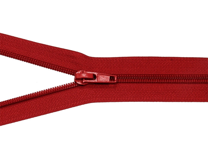 SPIRALREIßVERSCHLUSS 5 AUTO LOCK TEILBAR 50 CM (171) ROT