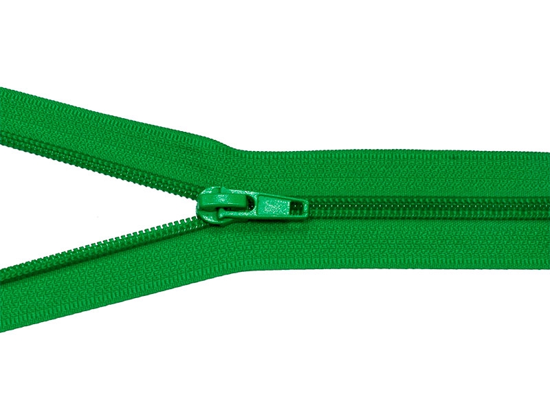 SPIRÁLOVÝ ZIP ŠÍŘE 5 AUTO LOCK DĚLITELNÝ 70 CM (151)  SVĚTLEZELENÝ