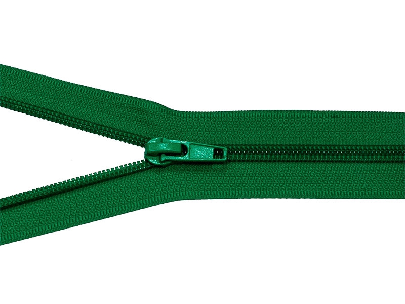 Zamek błyskawiczny spiralny 5 rozdzielczy auto lock 85 cm (084) zielony Zamek błyskawiczny spiralny 5 rozdzielczy auto lock 85 cm (084) zielony