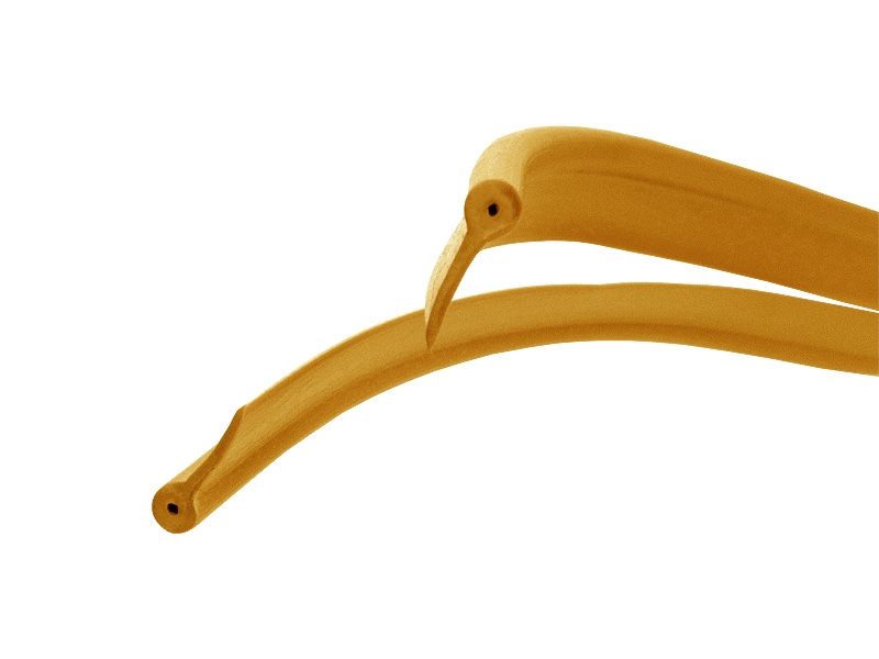 Biesen 10 mm gelb
