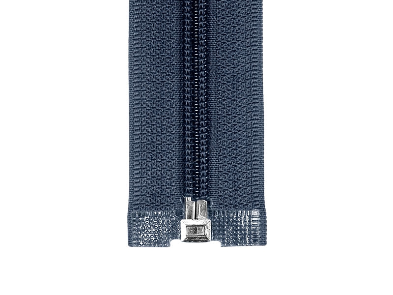 NYLON READY ZIPPER 5 AUTO LOCK OPEN END 25 CM (398) DARK BLUE NYLON READY ZIPPER 5 AUTO LOCK OPEN END 25 CM (398) DARK BLUE
