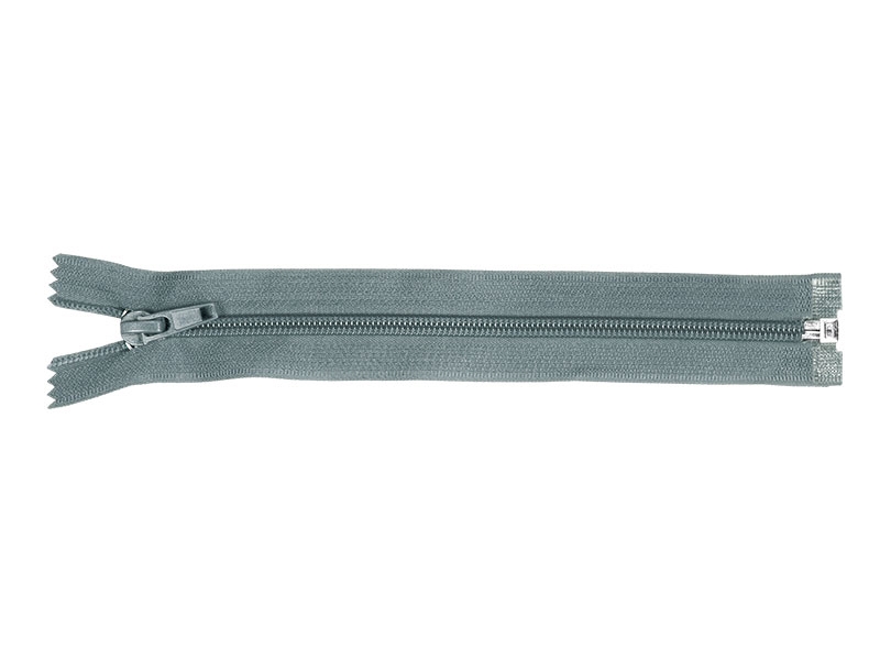 SPIRALREIßVERSCHLUSS 5 AUTO LOCK TEILBAR 75 CM (913) GRAU