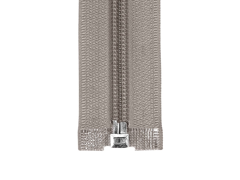 SPIRALREIßVERSCHLUSS 5 AUTO LOCK TEILBAR 80 CM (032)   HELLGRAU