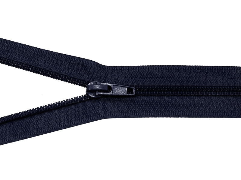 SPIRÁLOVÝ ZIP ŠÍŘE 5 AUTO LOCK DĚLITELNÝ 25 CM (058) TMAVOMODRÝ