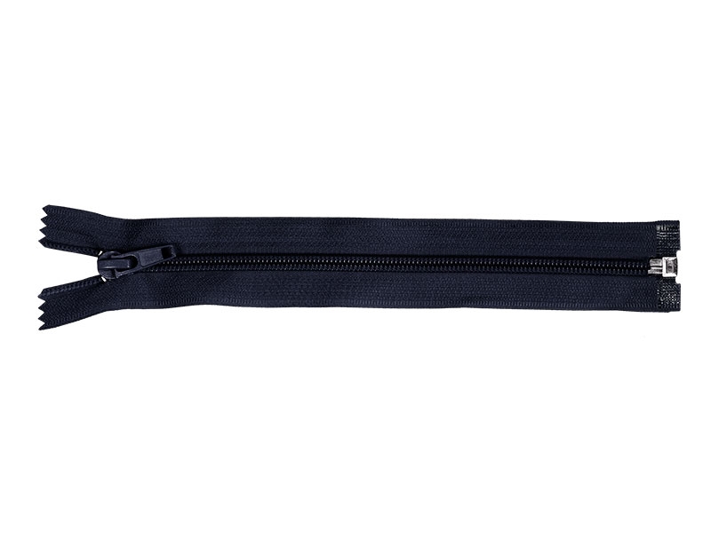 SPIRÁLOVÝ ZIP ŠÍŘE 5 AUTO LOCK DĚLITELNÝ 30 CM (919)  TMAVOMODRÝ