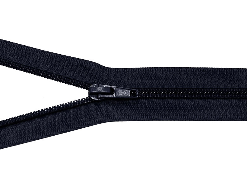 SPIRÁLOVÝ ZIP ŠÍŘE 5 AUTO LOCK DĚLITELNÝ 30 CM (919)  TMAVOMODRÝ