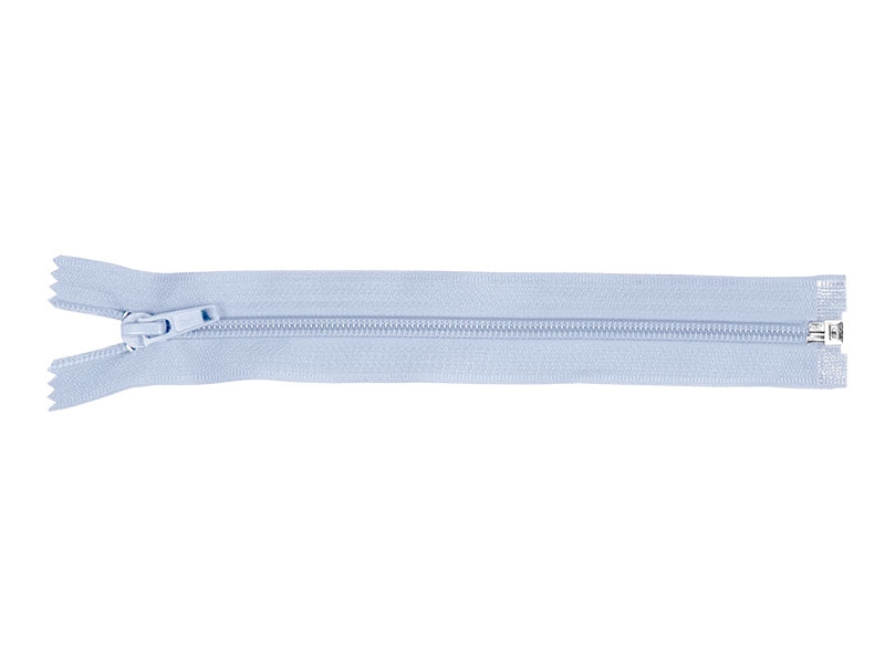 SPIRÁLOVÝ ZIP ŠÍŘE 5 AUTO LOCK DĚLITELNÝ 75 CM (259) SVETLE  MODRÝ