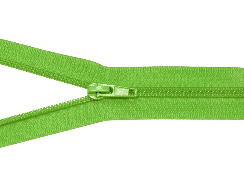 SPIRÁLOVÝ ZIP ŠÍŘE 5 AUTO LOCK DĚLITELNÝ 85 CM (536) ZELENÝ