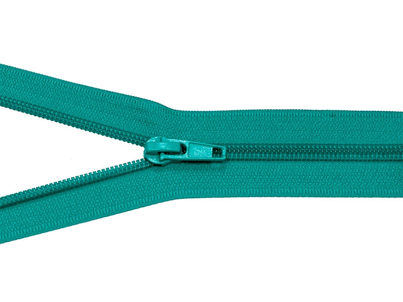 SPIRALREIßVERSCHLUSS 5 AUTO LOCK TEILBAR 50 CM (359) TÜRKIS