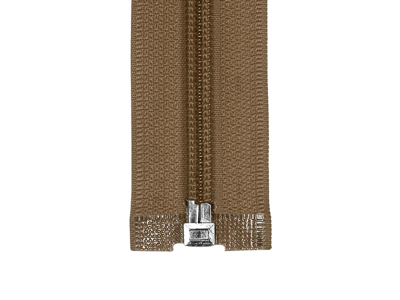 SPIRALREIßVERSCHLUSS 5 AUTO LOCK TEILBAR 30 CM (894)  DUNKELBEIGE