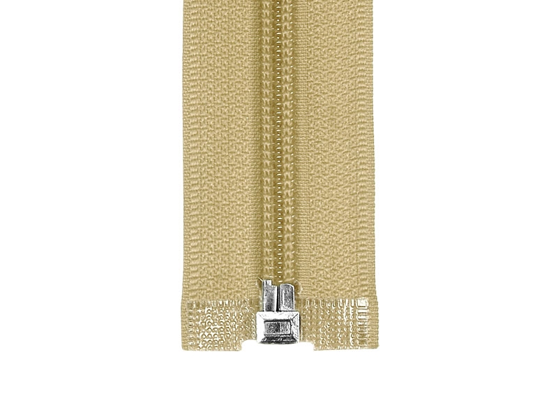 SPIRÁLOVÝ ZIP ŠÍŘE 5 AUTO LOCK   DĚLITELNÝ 70 CM (010) SVETLE BÉŽOVÝ