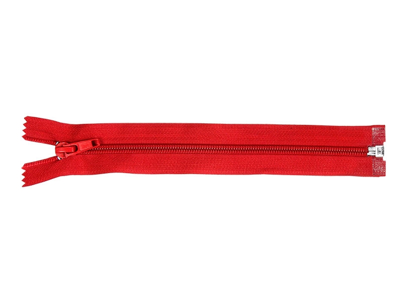 SPIRALREIßVERSCHLUSS 5 AUTO LOCK TEILBAR 60 CM (820) ROT