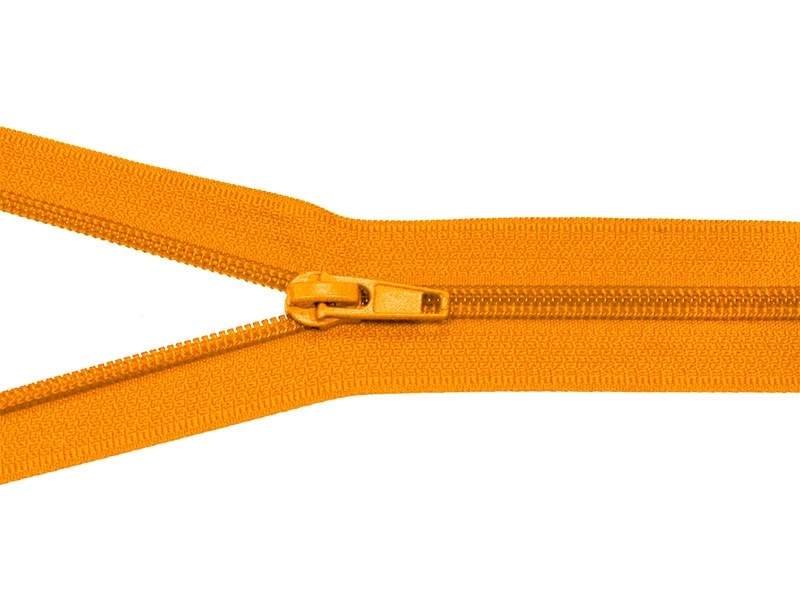SPIRALREIßVERSCHLUSS 5 AUTO LOCK TEILBAR 30 CM (056)  GELB
