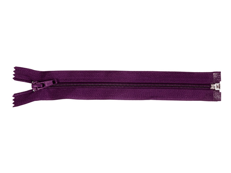 SPIRÁLOVÝ ZIP ŠÍŘE 5 AUTO LOCK DĚLITELNÝ 80 CM (865) FIALOVÝ