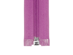 Spirálový zip 5 dělený automatický zámek 65 cm (375) fialový