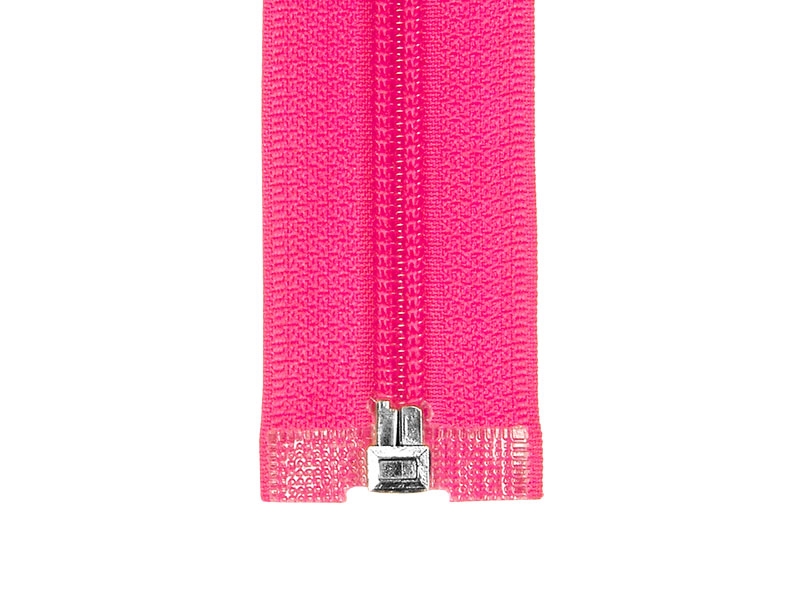 NYLON READY ZIPPER 5 AUTO LOCK OPEN END 60 CM (516) PINK NYLON READY ZIPPER 5 AUTO LOCK OPEN END 60 CM (516) PINK