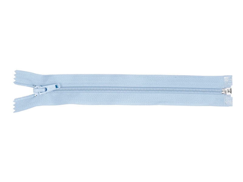 SPIRALREIßVERSCHLUSS 5 AUTO LOCK TEILBAR 35 CM (351)  HELLBLAU
