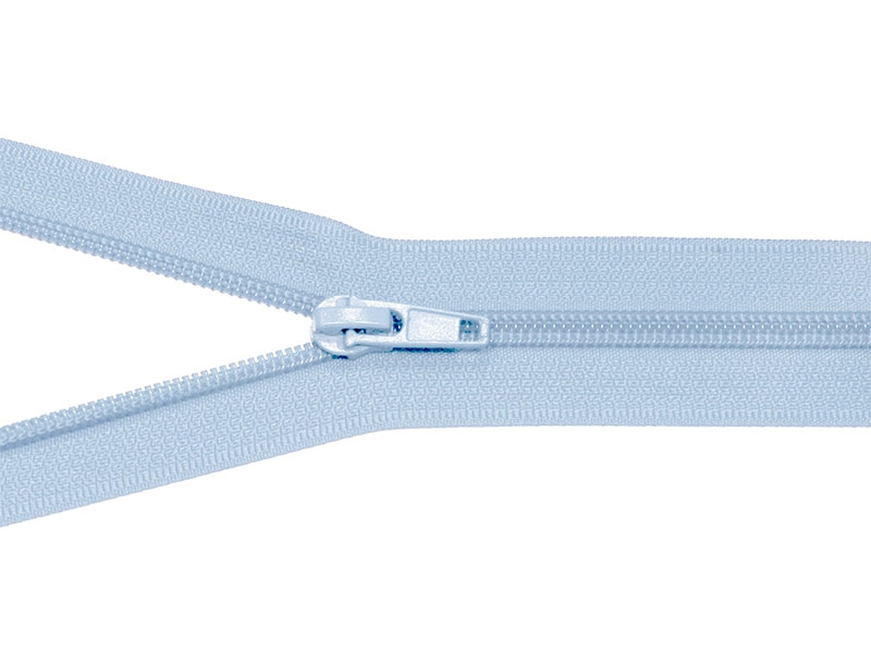 SPIRALREIßVERSCHLUSS 5 AUTO LOCK TEILBAR 35 CM (351)  HELLBLAU