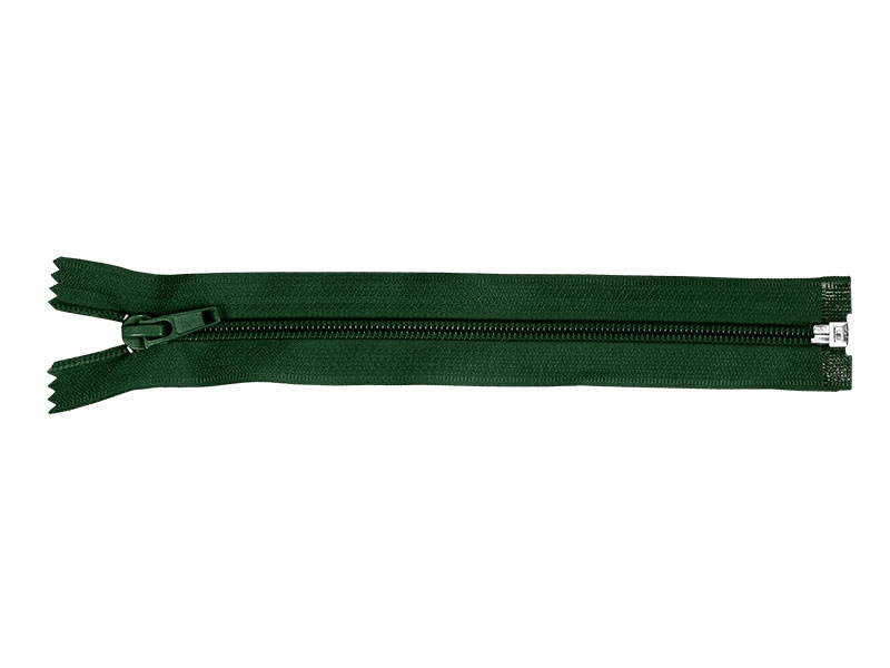 Zamek błyskawiczny spiralny 5 rozdzielczy auto lock 25 cm (153) ciemnozielony Zamek błyskawiczny spiralny 5 rozdzielczy auto lock 25 cm (153) ciemnozielony